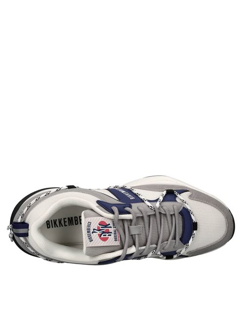  BIKKEMBERGS | 27117/CP E SUEDEBIANCO-GRIGIO-BLU